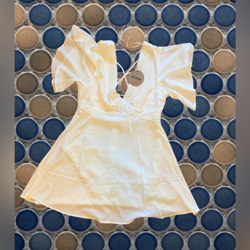Essue White Skater Dress